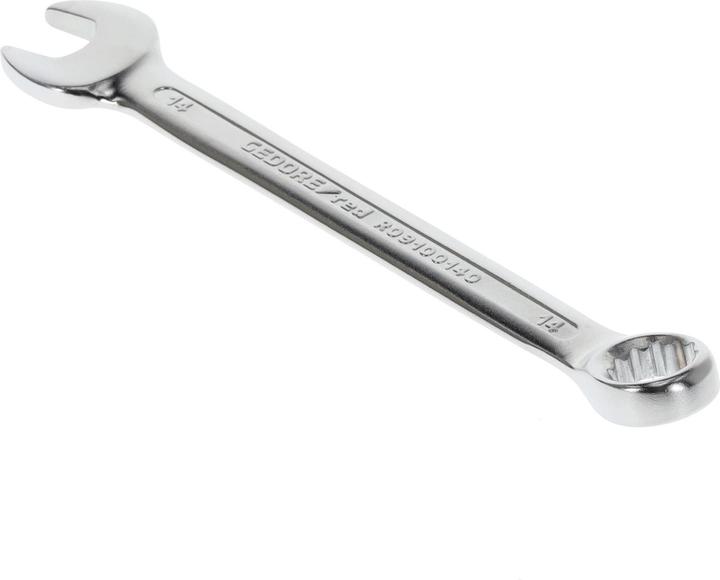 Actual product image Gedore Red red Combination spanner, SW 14 mm, matt satin finish, chrome vanadium steel, silver (14 mm)