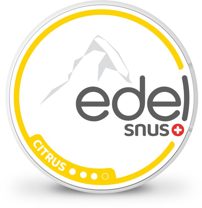 Actual product image Edelweiss Citrus (All White Slim) (Nicotine Pouches, 15 mg)