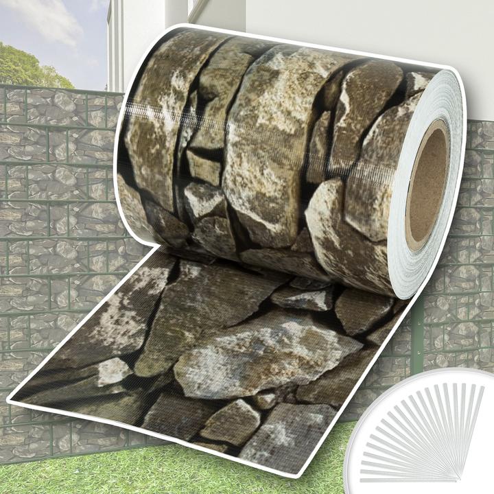 Actual product image tectake PVC privacy film