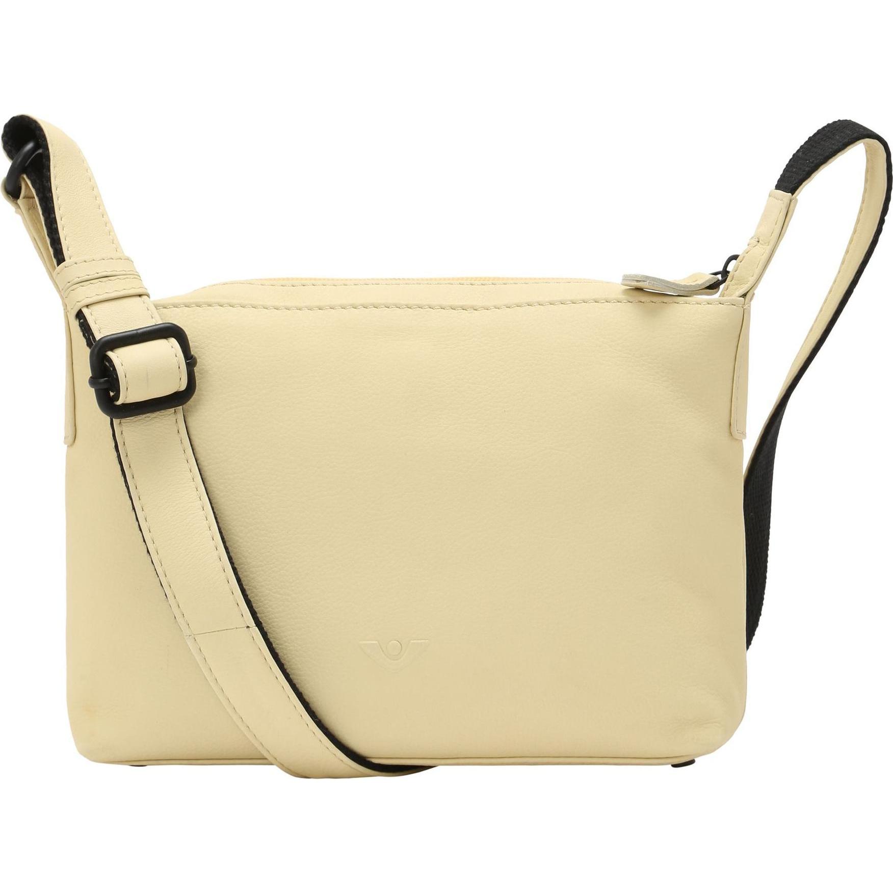 Voi, Handtasche, 4Seasons Umhängetasche Leder 32 cm, Beige