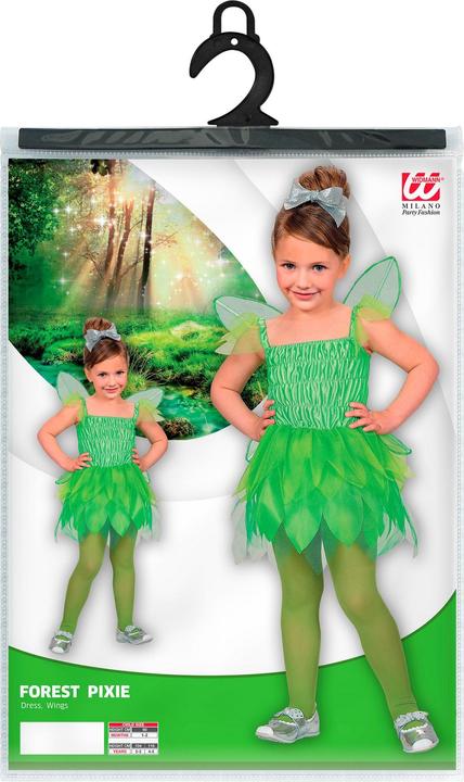 Produktbild Widmann KLEINE WALDFEE (Kleid, Flügel), 104 cm / 2-3 Years (98)