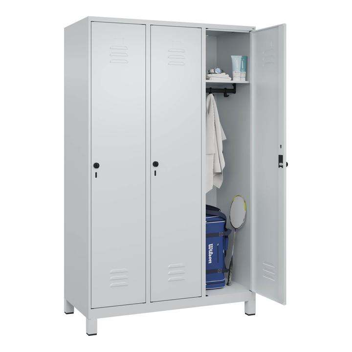 Produktbild C+P Garderobenschrank Classic Plus, Abteilbreite 40 cm, mit Füssen (120 cm, 185 cm)