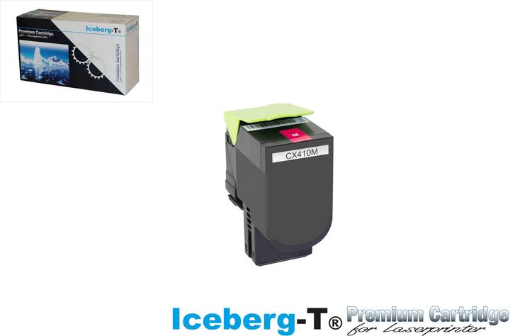 Actual product image Iceberg-T Toner CX410 / CX510 3'000 pages, magenta (M)