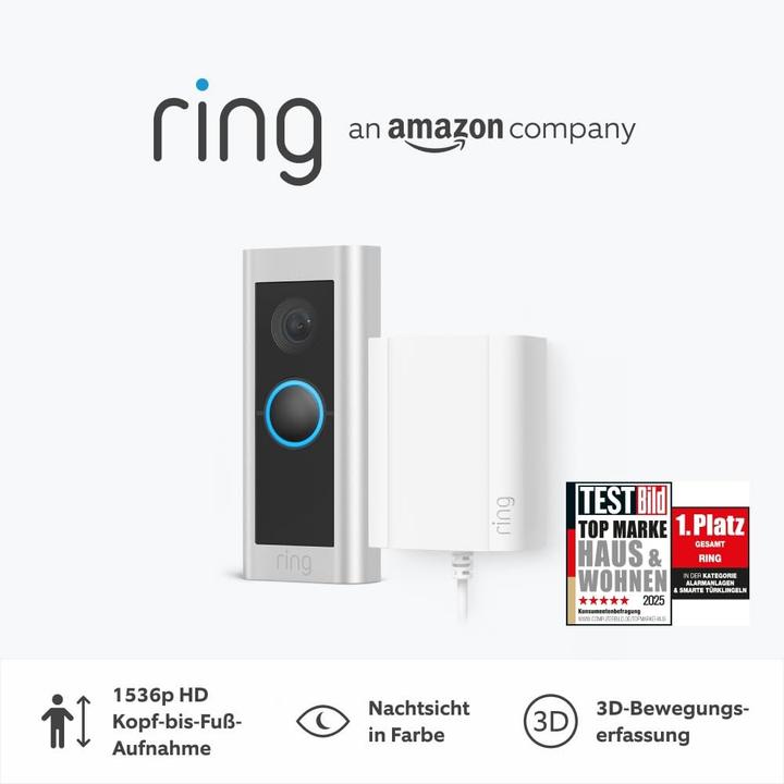 Produktbild Ring Video Doorbell Pro 2 (Kabellos)
