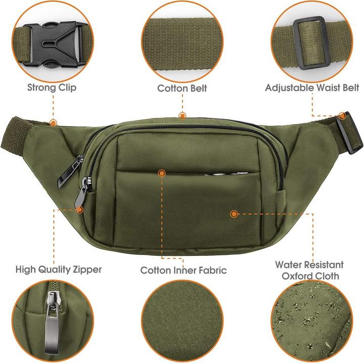 Image du produit Only-Bags.Store Gürtel Wasserdichte Gürteltasche mit grossem Fassungsvermögen