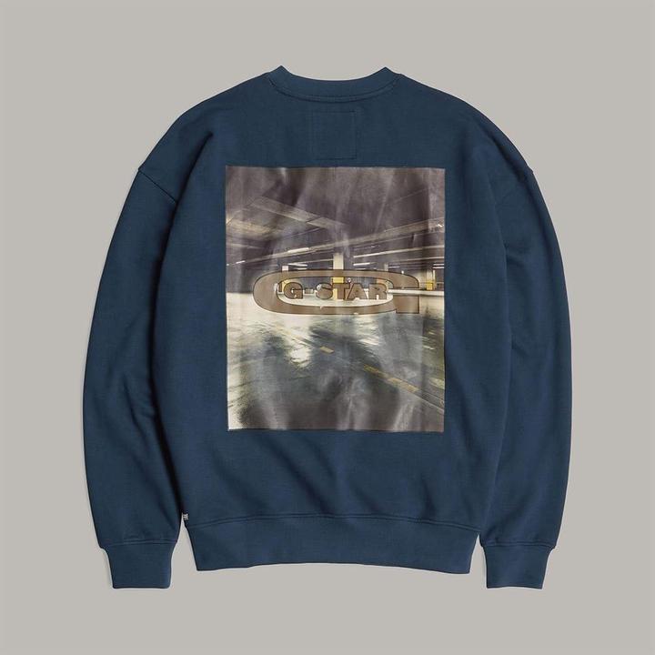 Image du produit G-Star Pull ample avec impression au dos (XL)