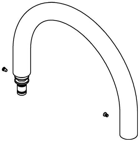 Actual product image Grohe GROHFlexx kitchen hose spout