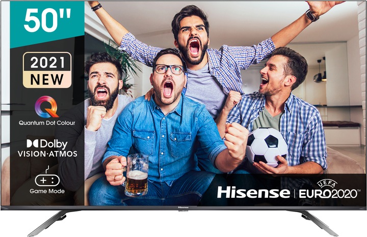 Image du produit Hisense 50E76GQ Téléviseur (50 pouces) Ultra HD Smart TV WLAN, Titan (50", QLED, 4K, 2021)