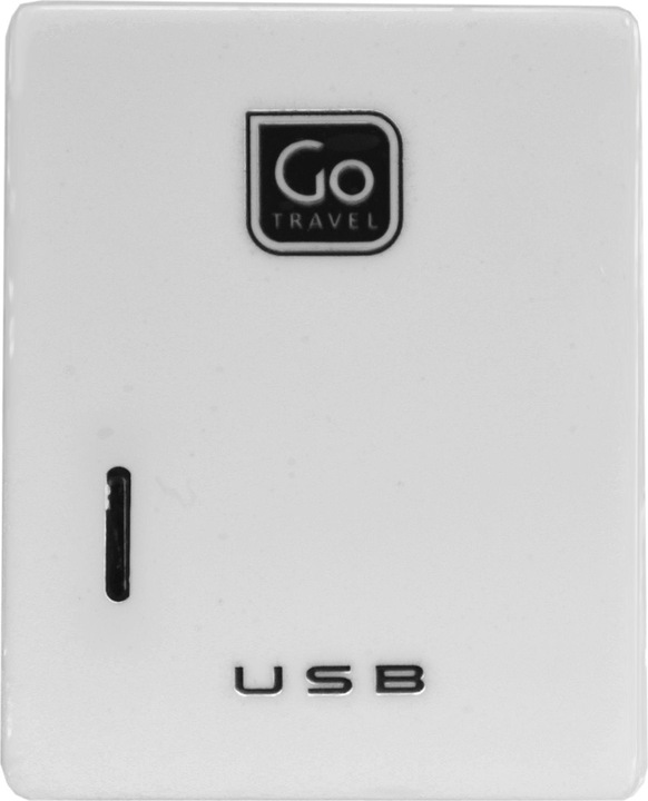 Produktbild Go Travel Doppel-USB-Ladegerät für Micro-USB + Apple Geräte USA