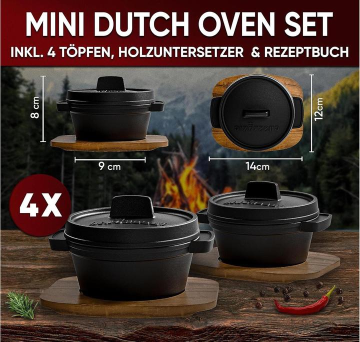 Produktbild Gusskönig Mini Dutch Oven Set