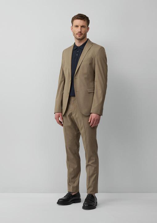 Actual product image S.Oliver Indoor-Jacke s.O PURE: Anzug-Sakko aus melierter Stretch-Ware (94)