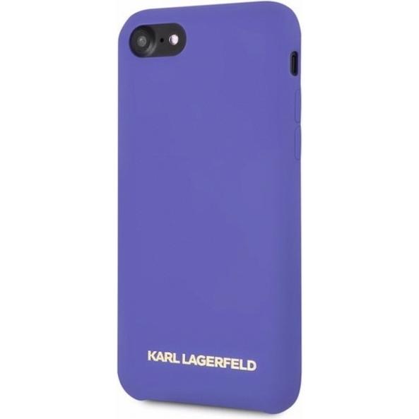 Thumbnail - Karl Lagerfeld case for iPhone XR KLHCI61SLVOG hard case purple Silicone (Apple iPhone XR), Smartphone Hülle, Violett
