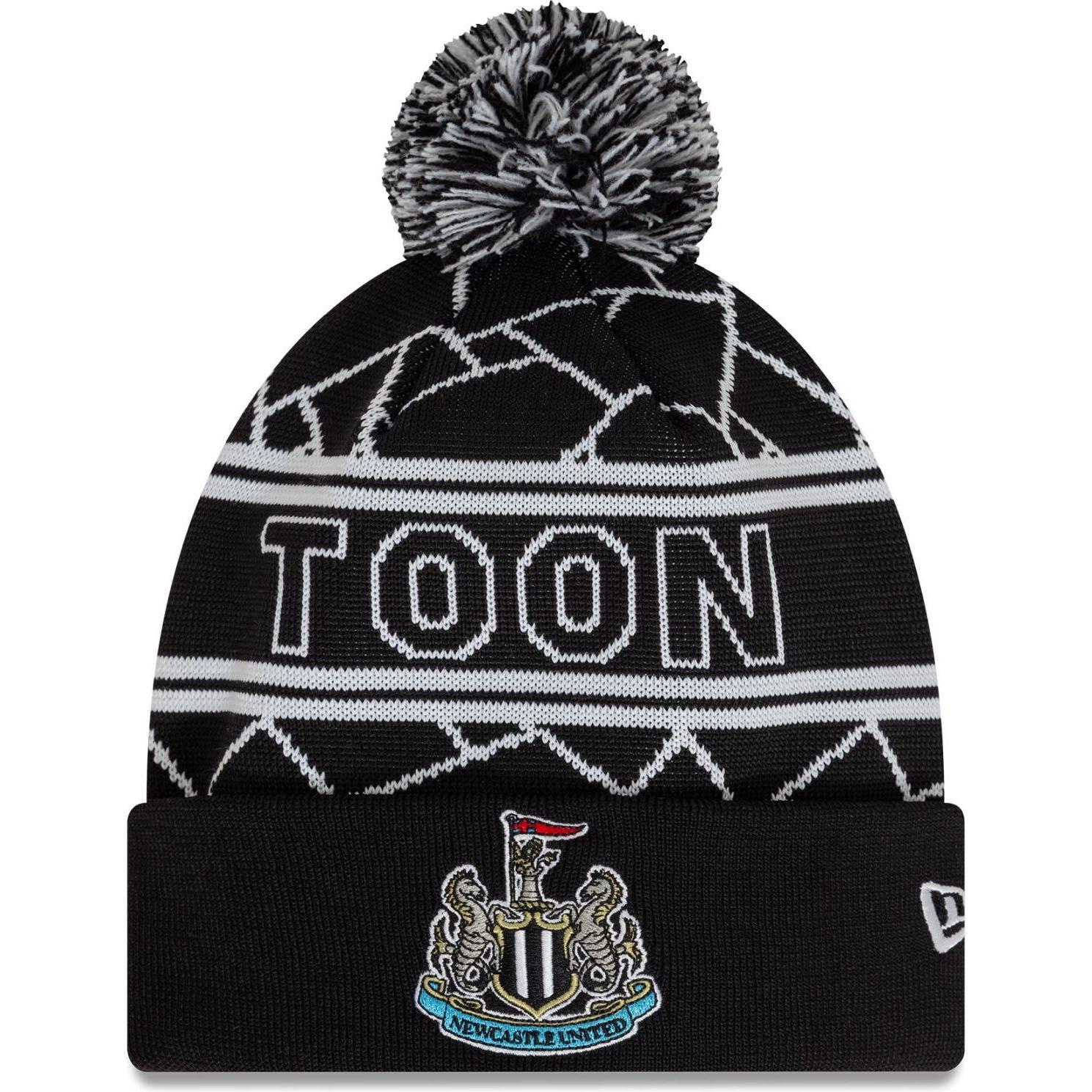 New Era, Herren, Mütze, Winter Bommel Mütze - SPORT BEANIE Newcastle United, Schwarz
