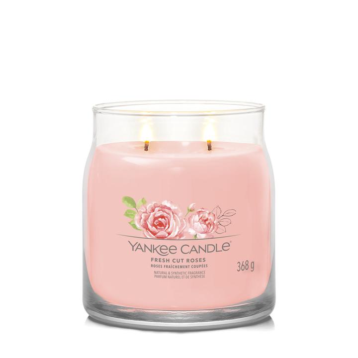 Actual product image Yankee Candle Duftkerze Fresh Cut Roses Signature Medium Jar