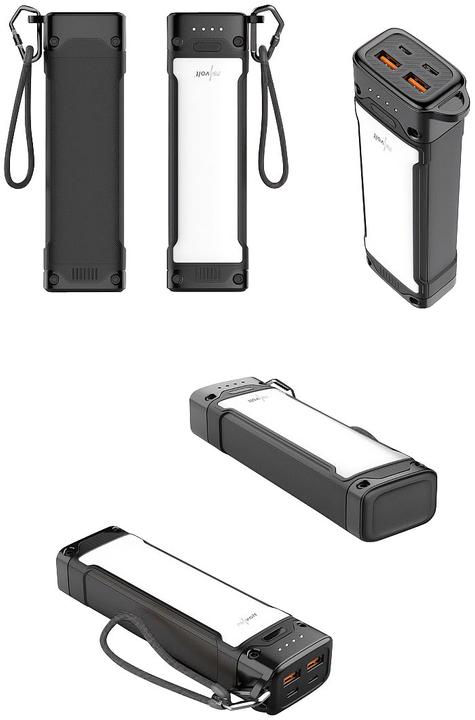 Produktbild Revolt Outdoor-USB-Powerbank mit 20.000 mAh, LED-Licht, USB-C PD 20 W, LED (20 mAh, 20 W)