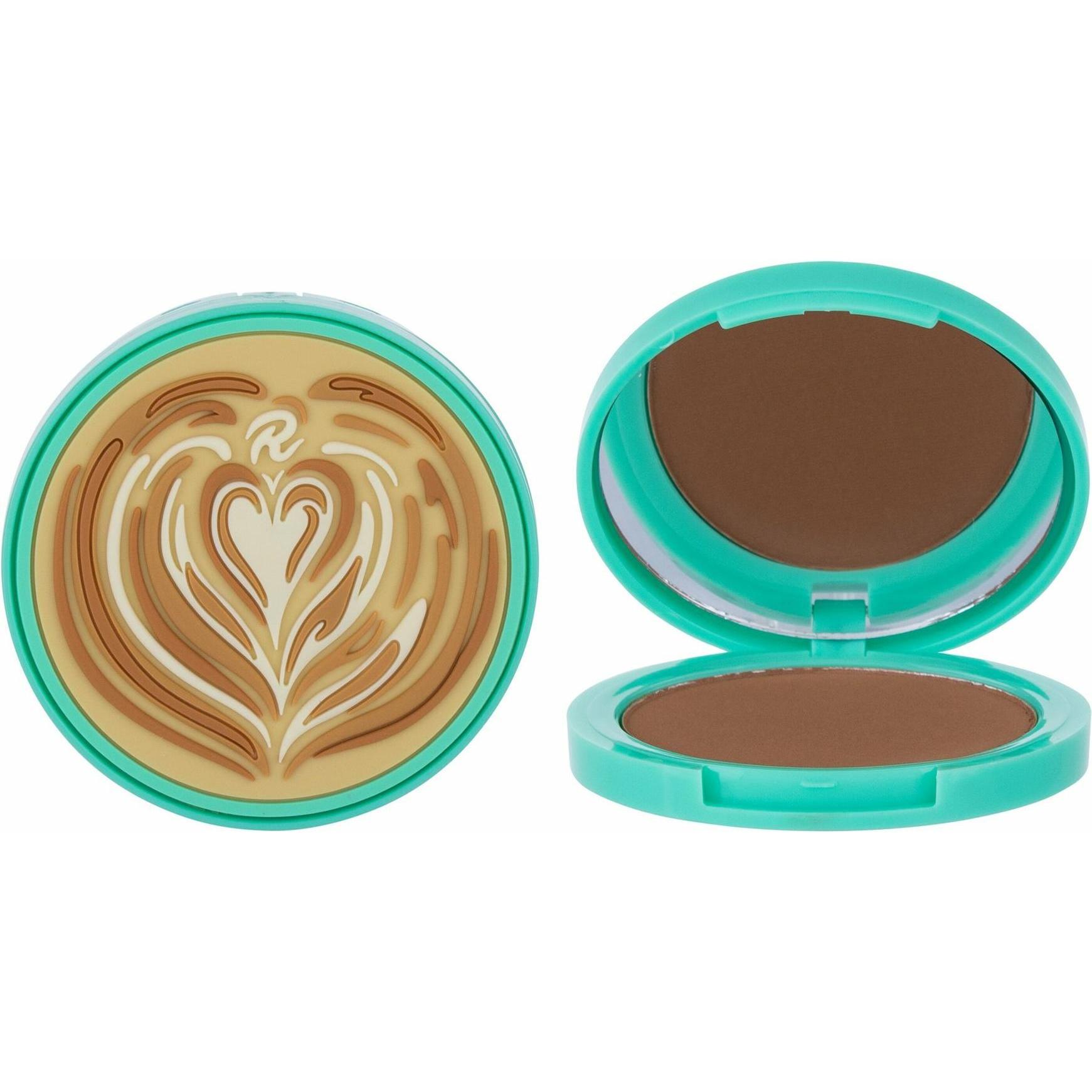 I Heart Revolution, Illuminante + Bronzer, Caffè gustoso (Macchiato, Bronzer, 6.50 g)