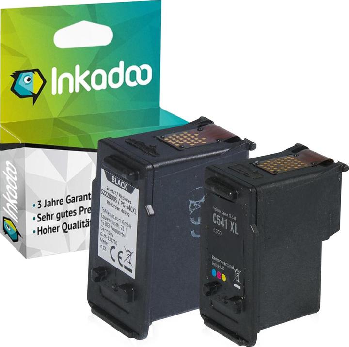 Actual product image Inkadoo Druckerpatronen kompatibel mit Canon Pixma MX 435 (FC)