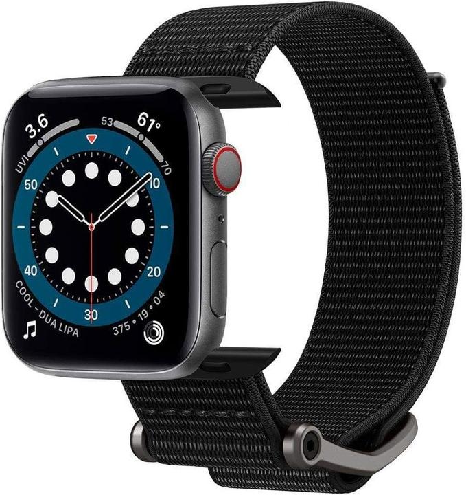 Image du produit Spigen Durapro Flex band for Apple Watch 4 / 5 / 6 / 7 / SE (42 / 44 / 45 mm) black (42 mm, 44 mm, 45 mm, Nylon)