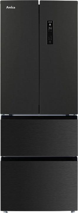 Actual product image Amica KGCN 388 180 S Side-by-Side Fridge Combination Freestanding E, Metallic (357 l)