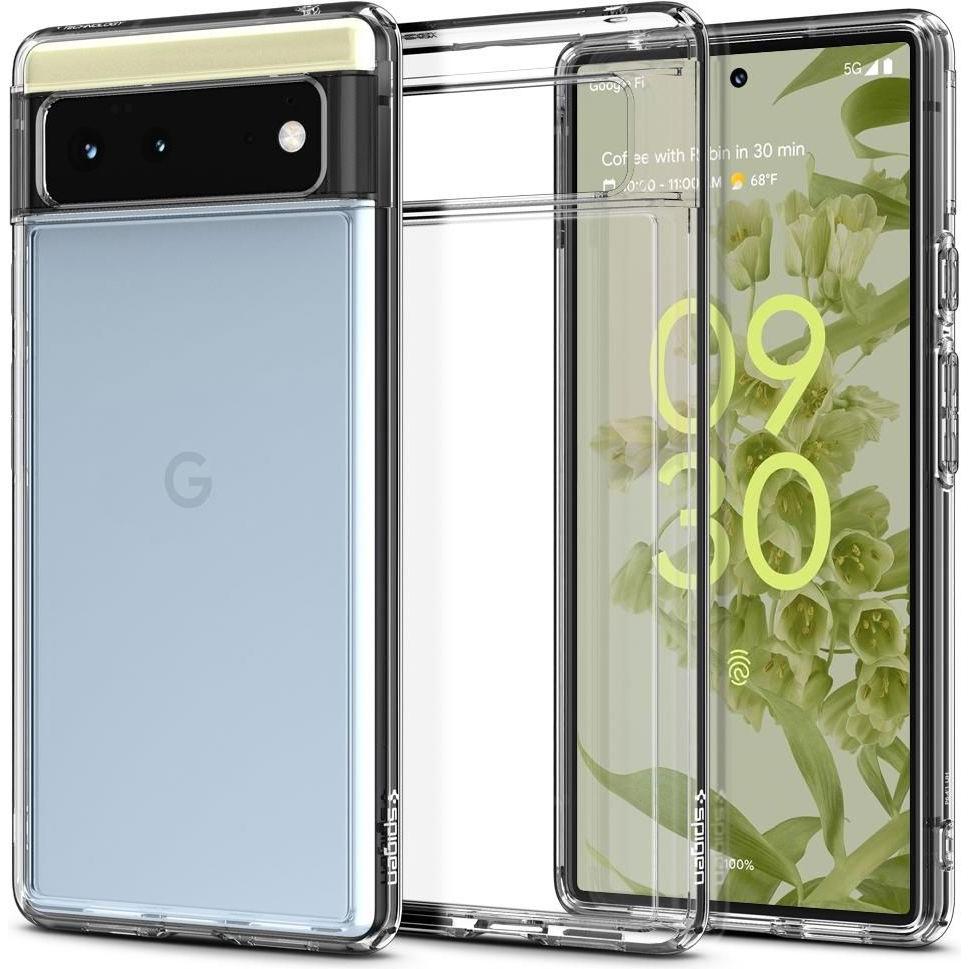 Spigen Ultra Hybrid case for Google Pixel 6 Crystal clear (Google Pixel 6), Smartphone Hülle, Transparent