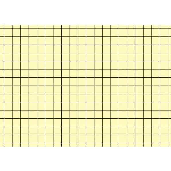 Brunnen, Karteikarten, Karteikarte DIN A7 quer kariert gelb 100 St./Pack. (A7, 180 g/m²)