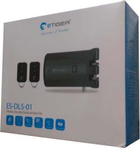 Produktbild eTiger ES-DLS01 Kabelloses Sicherheitsschloss mit Fernbedienung