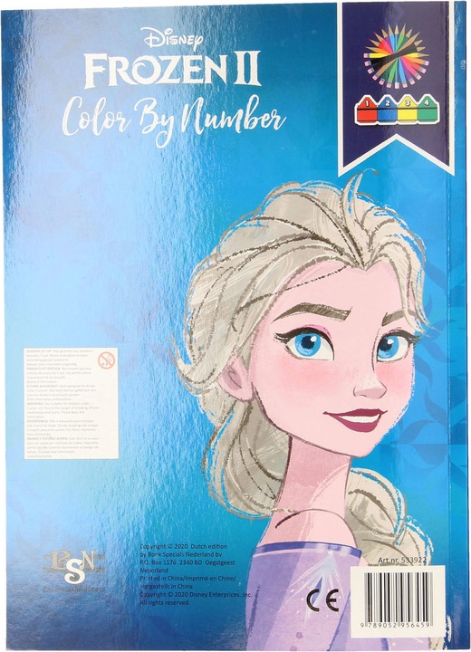 Actual product image Paint by numbers - Frozen