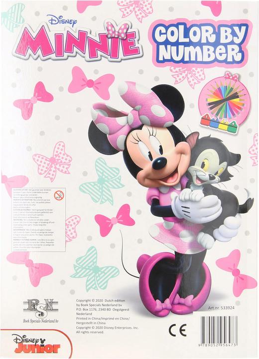 Actual product image Colour by Numbers - Minnie Mouse