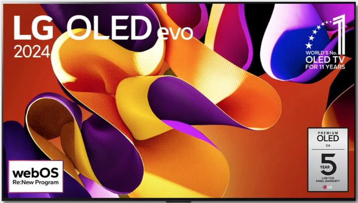 Image du produit LG OLED65G48LW TV 4K OLED evo (2024) Gallery Design 164 cm (65) (65", G4, OLED, 4K, 2024)