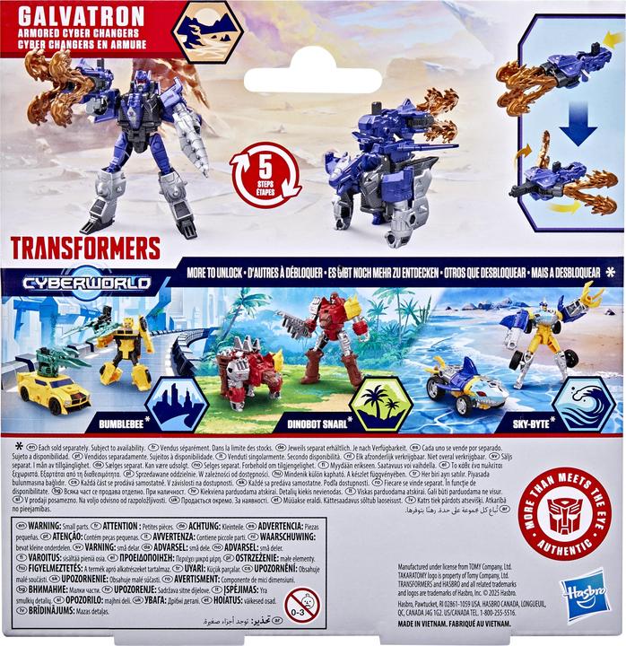 Image du produit Hasbro Cyberworld Armored Cyber Change (assorti - 1 pièce)