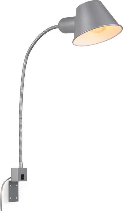 Briloner Bed lamp, chrome matt, excl. 1xE27/max. 10W (E27)