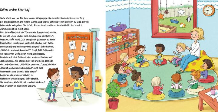 Immagine prodotto La mia prima storia e il mio primo libro illustrato: all'asilo (Tedesco)