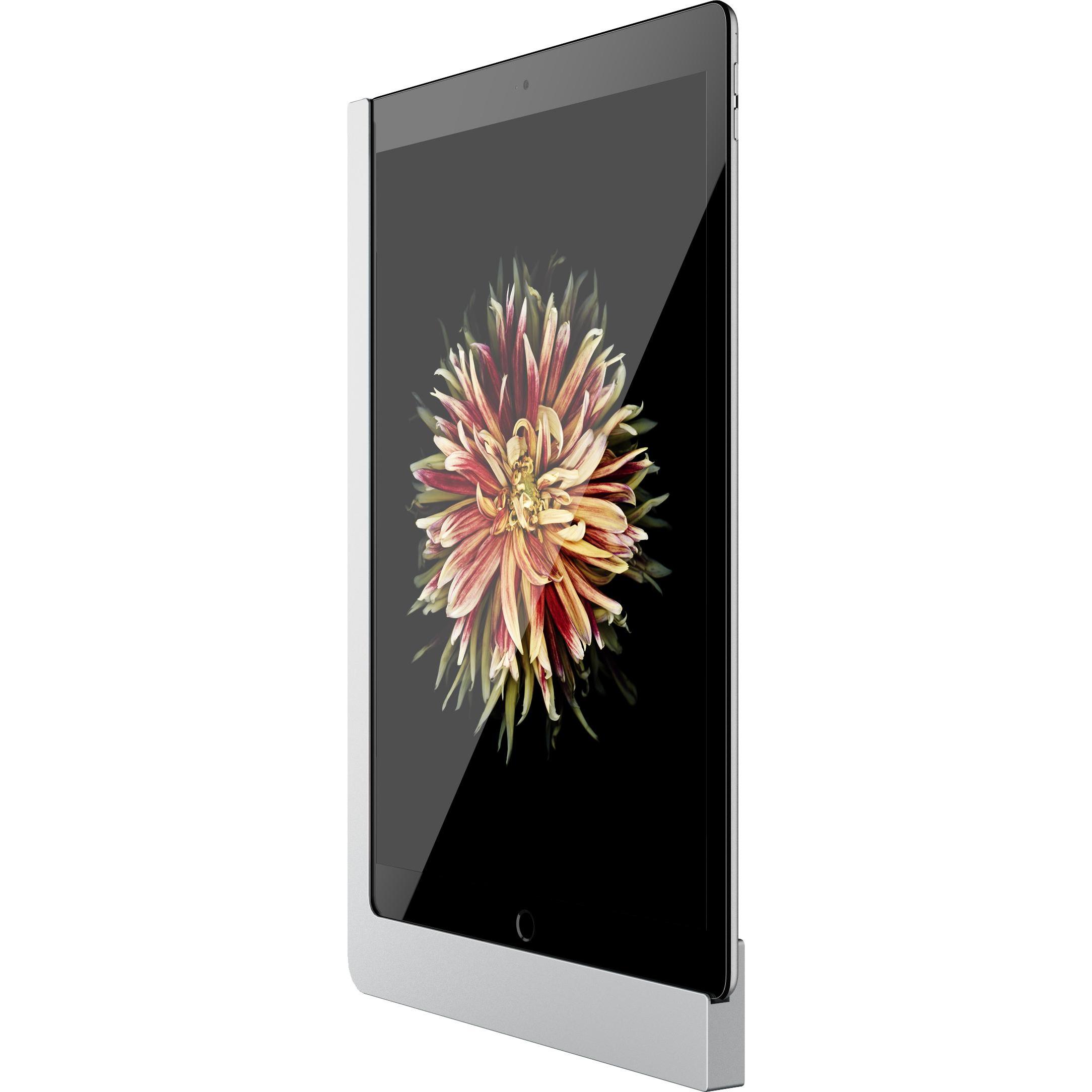 Viveroo 510150 Supporto da parete per iPad 11zSuperSilver Funzione di ricarica gratuita, Supporto per tablet, Argento