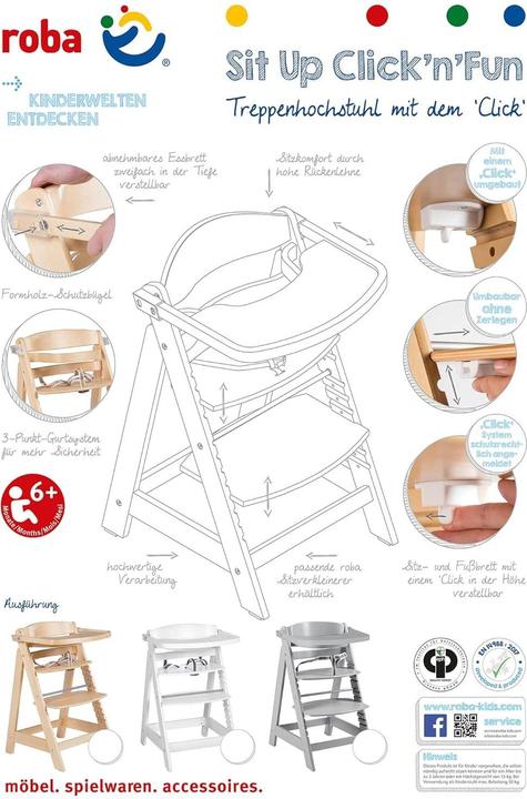 Immagine prodotto Roba Sit Up Click & Fun (Seggiolone per scale)