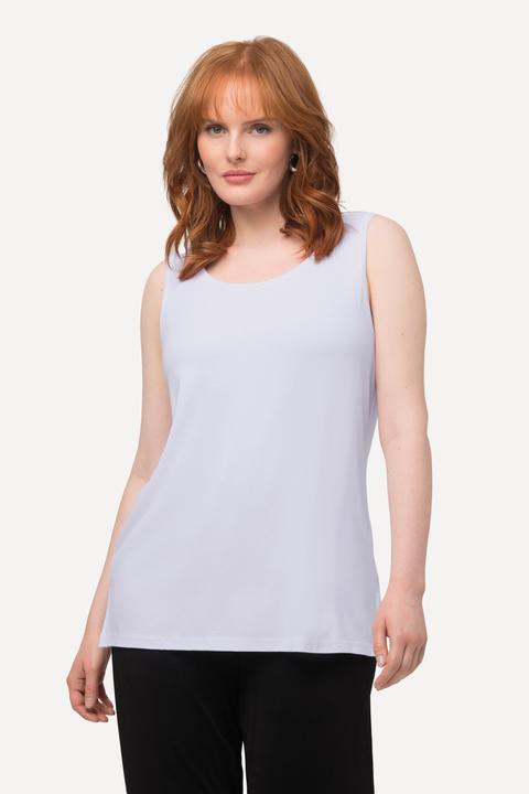 Produktbild Ulla Popken Top, Rundhals, Classic, Stretch, breite Träger, ärmellos (58)