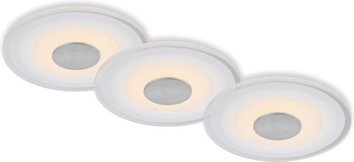 Image du produit Briloner Luminaire LED encastré,set de 3, alu, 3xModule LED/6W (650 lm)