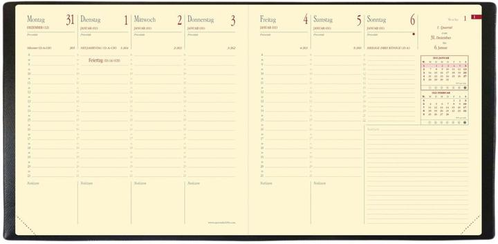 Valeurs nutritives et ingrédients Quo Vadis Remplacement Executif Pr.DE cm 2021 QV905003 1W/2S, 16x16cm (A6, Allemand)