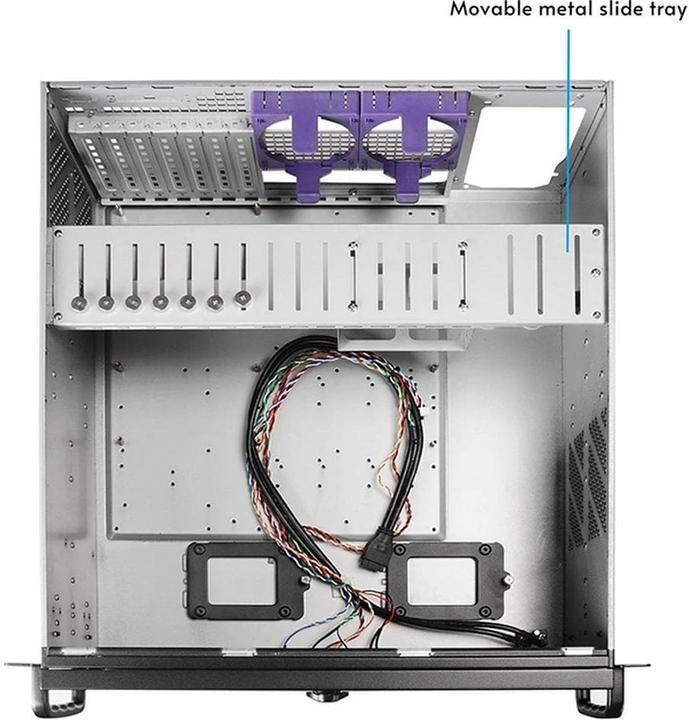 Image du produit Chieftec 19" 4U E-ATX IPC Case Black No PSU