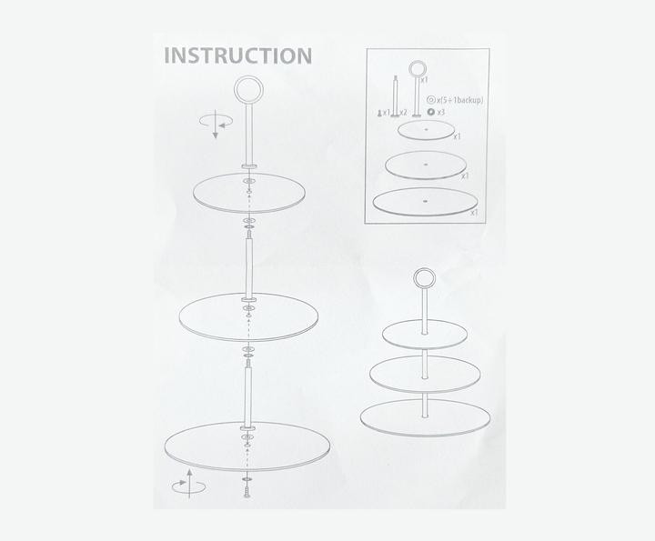Produktbild Fs-Star Holz Etagere