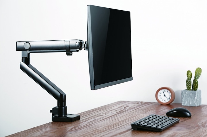 Produktbild Icy Box Monitorständer IcyBox 1 Monitor bis zu 32" (81 cm)+ Tischha extern retail (Tisch, 32")
