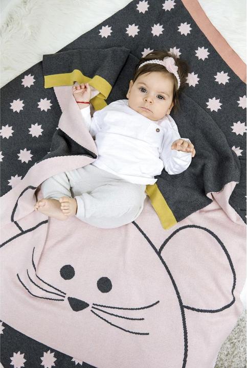 Produktbild Lässig Strickdecke (80 x 110 cm)