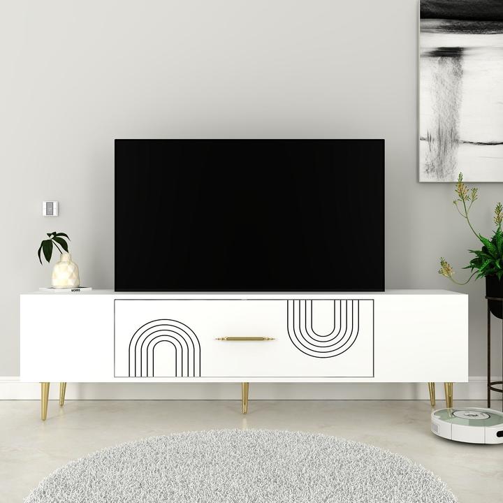 Actual product image Kalune Design Decorium Arch TV Stand (150 x 29.60 x 48.20 cm)