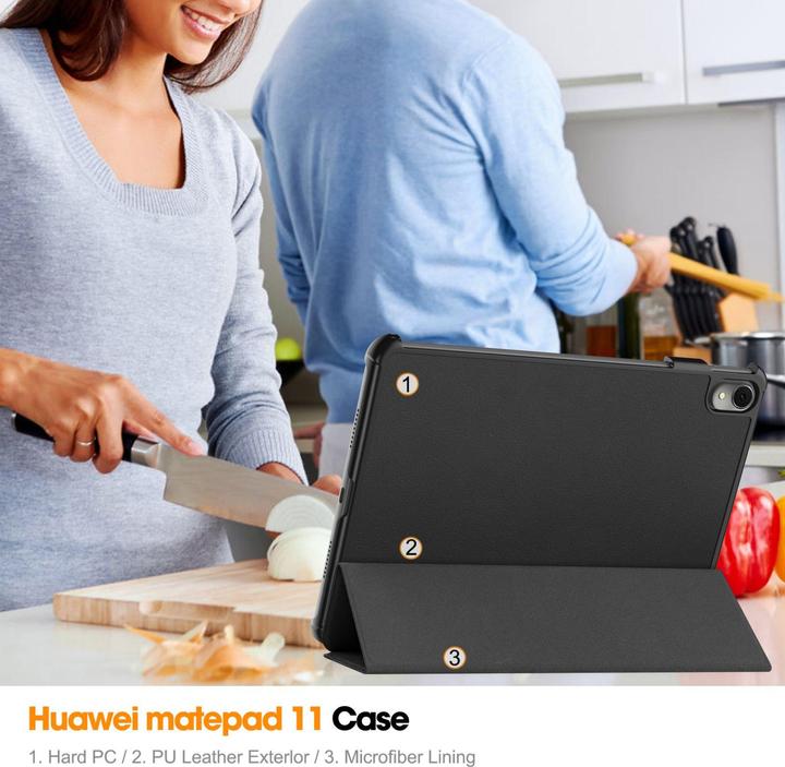 Actual product image Lobwerk Cover for Huawei Matepad 11 2021/2023 11 inch Smart Cover case with stand function and auto (Huawei MatePad (2023), Huawei MatePad 11 (2021))