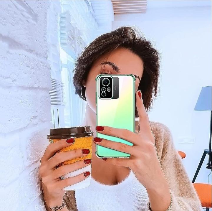 Actual product image Screenguard Xiaomi Redmi Note 12S Case Crystal Soft Airbag Bumper (Xiaomi Redmi Note 12S)