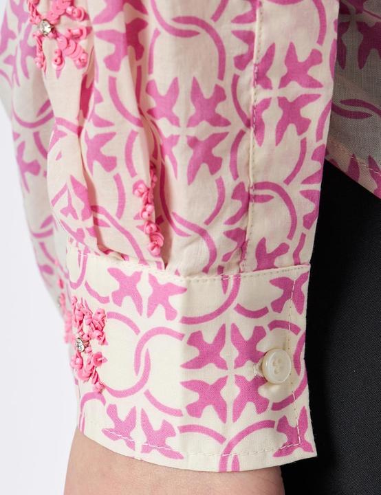 Immagine prodotto Pinko Camicia mousseline monogramma ricamato (46)