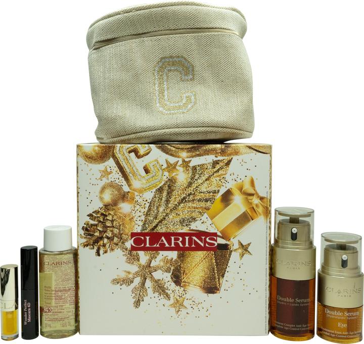 Clarins Coffret Prestige Double Serum et Double Serum Eye (Facial care set)