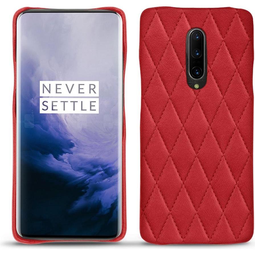 Noreve Lederschutzhülle (OnePlus 7 Pro), Smartphone Hülle, Rot