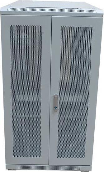 Produktbild Triton 19 Schrank 22HE B600 / T1000mm *lichtgrau* perf. Blechtüre (22 HE, 19 Zoll Rack)