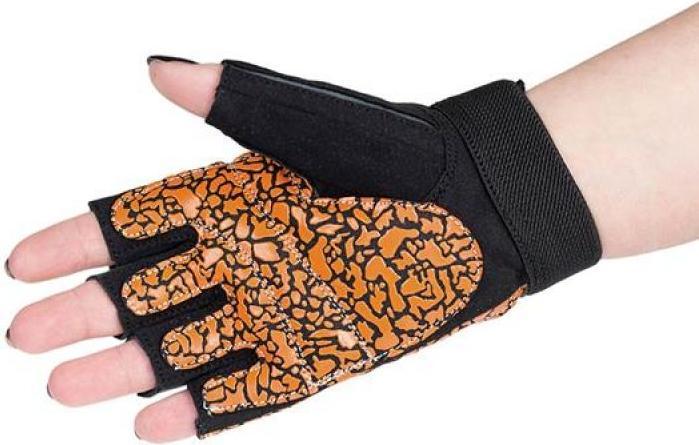 Produktbild HMS Turnhandschuhe Orange/Grau rM (M)