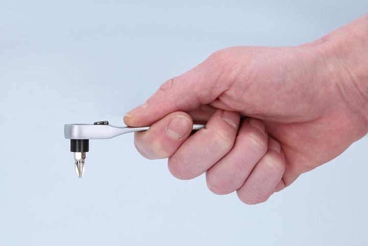 Actual product image KS Tools Bit set with bit reversible ratchet 32 pieces